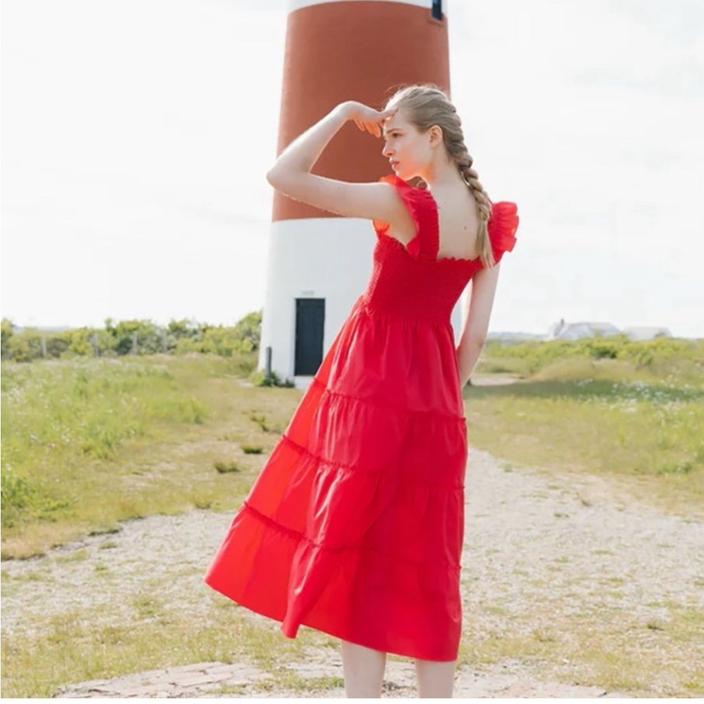 Hill House Ellie Raspberry Red Nap Dress